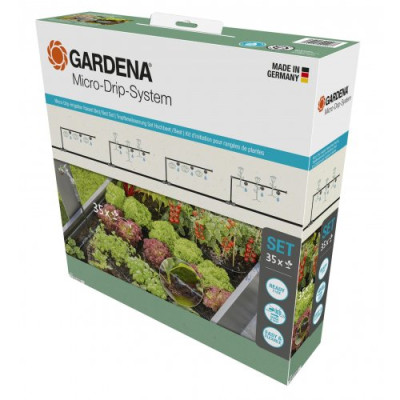 Комплект для поливу Gardena Micro-Drip-System Raised Bed Set для високих грядок на 35 рослин (13455-20.000.00) Комплект для поливу Gardena Micro-Drip-System Raised Bed Set для високих грядок на 35 рослин (13455-20.000.00)