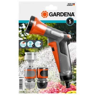 Пістолет для поливу + набір конекторів Gardena Classic 18299-34.000.00