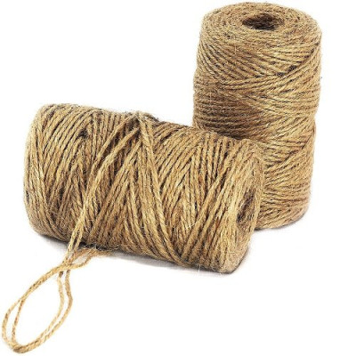 Шпагат джутовий Gruntek Jute twine 2 мм 100м 2 шт 295203200 Шпагат джутовий Gruntek Jute twine 2 мм 100м 2 шт 295203200