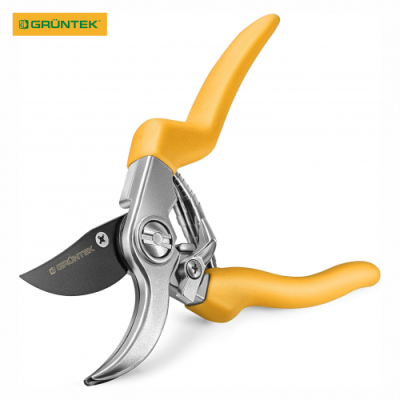 Секатор GRUNTEK Gerfalke жовтий 210 мм (295108226) Секатор GRUNTEK Gerfalke жовтий 210 мм (295108226)
