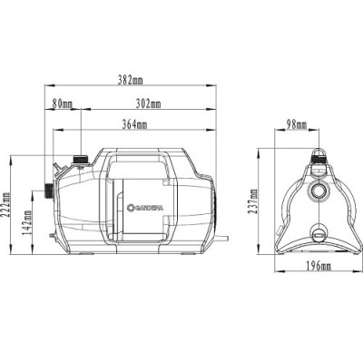 Насос садовий Gardena 4100 Silent (09050-20.000.00)