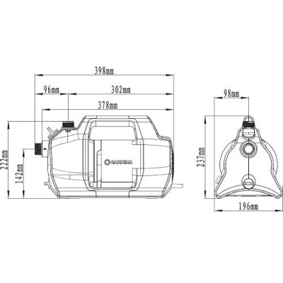 Насос садовий Gardena 4200 Silent (09054-20.000.00)