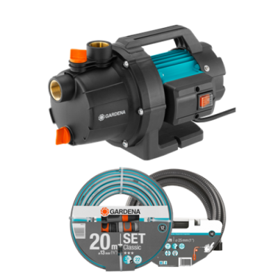 Насос садовий Gardena 3000/4 + комплектація 09011-29.000.00