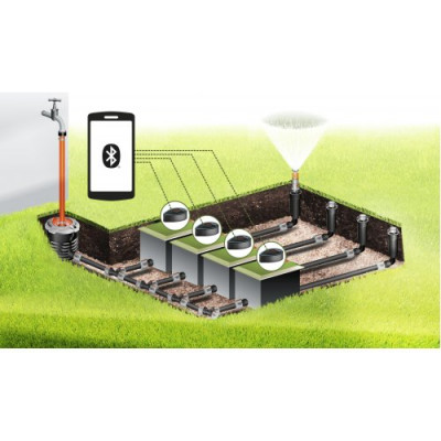 Клапан іригаційний GARDENA 9 V Bluetooth® (01285-29.000.00) Клапан іригаційний GARDENA 9 V Bluetooth® (01285-29.000.00)