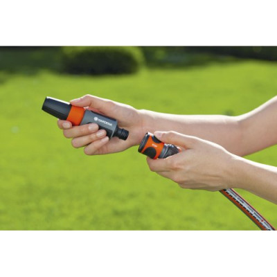 Конектор GARDENA з аквастопом 19 мм - 3/4”(18214-29.000.00) Конектор GARDENA з аквастопом 19 мм - 3/4”(18214-29.000.00)