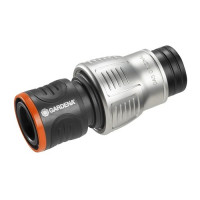 Коннектор Gardena Premium с аквастопом 19 мм (3/4")