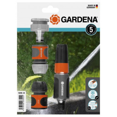 Наконечник для поливу Gardena Classic + комплект конекторів(18295-20.000.00) Наконечник для поливу Gardena Classic + комплект конекторів(18295-20.000.00)