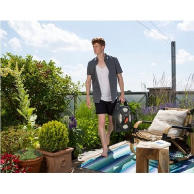 Катушка со шлангом Gardena 18400 + комплект для подключения Катушка со шлангом Gardena 18400 + комплект для подключения