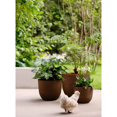 Вазон Elho Fuente Lily (коричневый)
