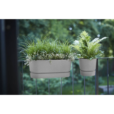 Вазон Elho greenville plant hanger single світлий граніт Вазон Elho greenville plant hanger single світлий граніт