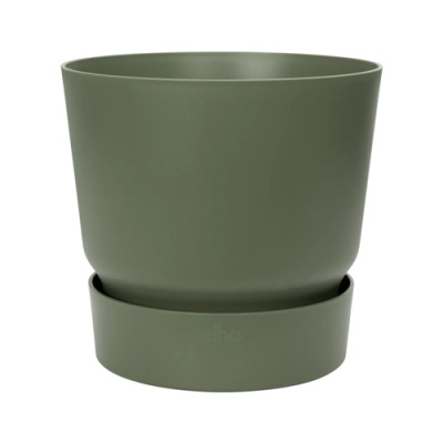 Вазон Elho greenville round (зеленый)