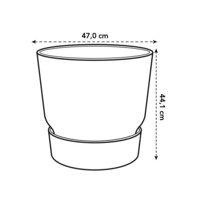 Вазон Elho greenville round (белый) Вазон Elho greenville round (белый)