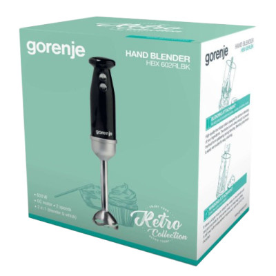 Погружной блендер Gorenje HBX 602 RLBK