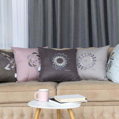 Подушка декоративна Rain з вишивкою ТМ IDEIA 50х50 см джинс/Simplicity ( 8-32196*006 ) Подушка декоративна Rain з вишивкою ТМ IDEIA 50х50 см джинс/Simplicity ( 8-32196*006 )