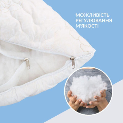 Подушка Air Dream Classic ТМ IDEIA 40*60 см два чохли з блискавкою троянди ( 8-11756*001 ) Подушка Air Dream Classic ТМ IDEIA 40*60 см два чохли з блискавкою троянди ( 8-11756*001 )