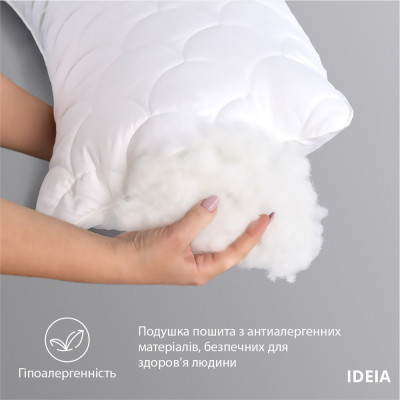 Подушка для сну та відпочинку S-Form IDEIA 40х130 см, антиалергенная, довга подушка ( 08-13255 )