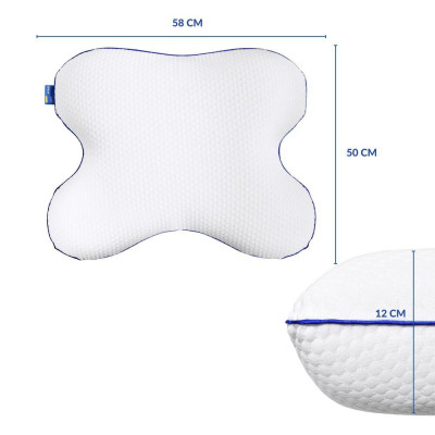 Подушка ортопедична MEMORY FOAM IDEIA метелик 58х50х12 см з ефектом пам'яті ( 8-35537 ) Подушка ортопедична MEMORY FOAM IDEIA метелик 58х50х12 см з ефектом пам'яті ( 8-35537 )
