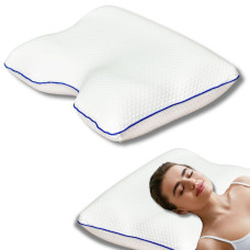 Подушка ортопедична MEMORY FOAM IDEIA контурна 58х42х13 см з ефектом пам'яті ( 8-35534 )