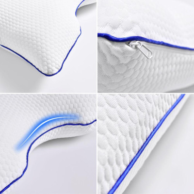 Подушка ортопедична MEMORY FOAM IDEIA контурна 58х42х13 см з ефектом пам'яті ( 8-35534 ) Подушка ортопедична MEMORY FOAM IDEIA контурна 58х42х13 см з ефектом пам'яті ( 8-35534 )