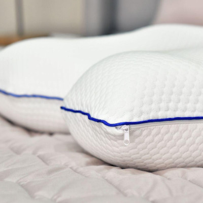 Подушка ортопедична MEMORY FOAM IDEIA контурна 58х42х13 см з ефектом пам'яті ( 8-35534 ) Подушка ортопедична MEMORY FOAM IDEIA контурна 58х42х13 см з ефектом пам'яті ( 8-35534 )
