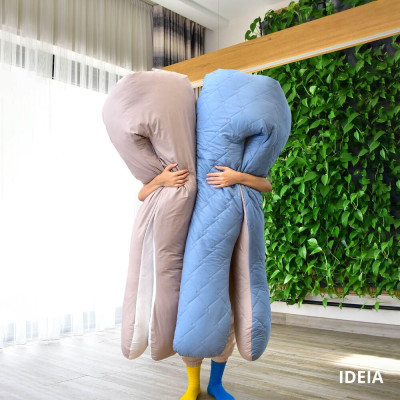 Подушка П-подібна для сну та відпочинку стьобана IDEIA 140х75х20 см, U-shape, з наволочкою на блискавці, антиалергенна ( 8-33724*003 )