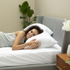 Подушка NORDIC COMFORT+ ТМ IDEIA 50х70 см із блискавкою біла ( 8-34694*001 )