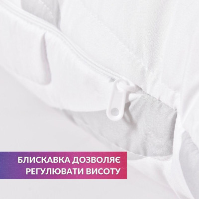 Набір подушок 2 шт Elegantly IDEIA 50x70 см з блискавкою, аналог лебединого пуху, штучний пух, м'яка подушка ( 8-35570 ) Набір подушок 2 шт Elegantly IDEIA 50x70 см з блискавкою, аналог лебединого пуху, штучний пух, м'яка подушка ( 8-35570 )