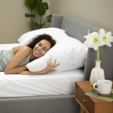 Подушка NORDIC COMFORT+ ТМ IDEIA 70х70 см із блискавкою біла ( 8-34695*001 )