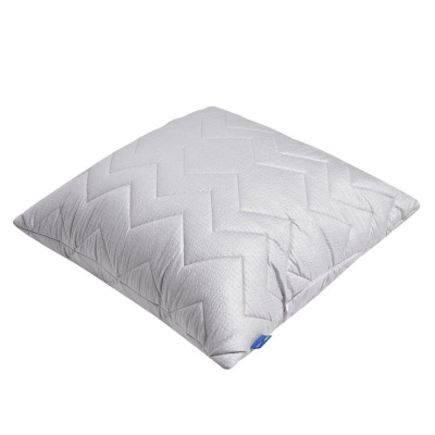 Подушка NORDIC COMFORT+ IDEIA 70х70 см чохол стьобаний зі змійкою антиалергенне волокно сіра ( 8-34695*002 )