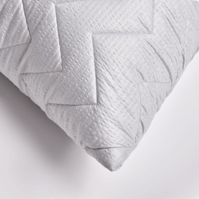 Подушка NORDIC COMFORT+ IDEIA 70х70 см чохол стьобаний зі змійкою антиалергенне волокно сіра ( 8-34695*002 )