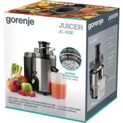 Соковижималка Gorenje JC400E (EJ01C) Соковижималка Gorenje JC400E (EJ01C)