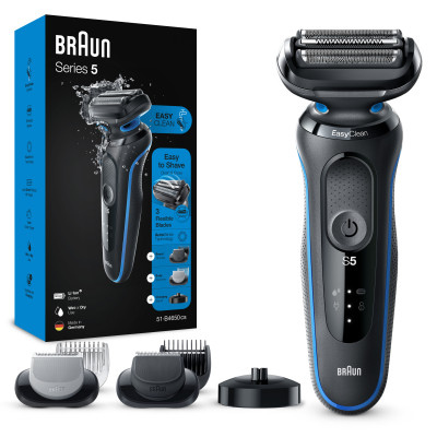 Електрична бритва Braun Series 5 51-B4650cs Black/Blue Електрична бритва Braun Series 5 51-B4650cs Black/Blue