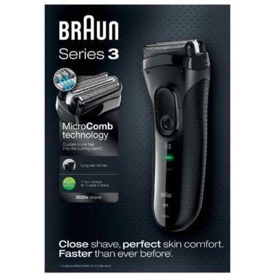 Електробритва Braun Series 3 3020 Black