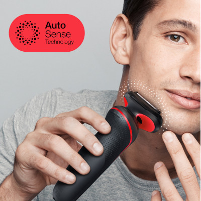 Електробритва Braun Series 5 51-R1000s Black/Red Електробритва Braun Series 5 51-R1000s Black/Red