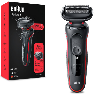 Електробритва Braun Series 5 51-R1000s Black/Red Електробритва Braun Series 5 51-R1000s Black/Red