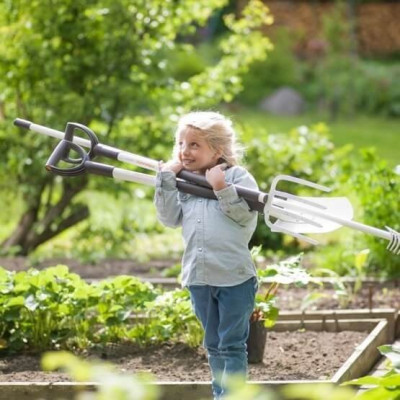 Універсальні граблі Fiskars White полегшені 135523 (1019608)