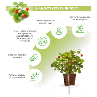 Картридж для розумної фермы Click&Grow, Дика суниця