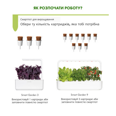 Картридж для розумної фермы Click&Grow, Червоний базилік Картридж для розумної фермы Click&Grow, Червоний базилік