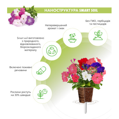 Картридж для умной фермы Click&Grow, Петунія Картридж для умной фермы Click&Grow, Петунія