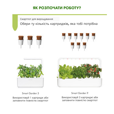 Картридж для умной фермы Click&Grow, карликовый горошек