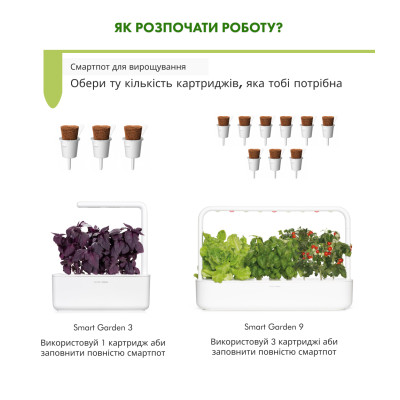 Картридж для розумної фермы Click&Grow, Експериментальний