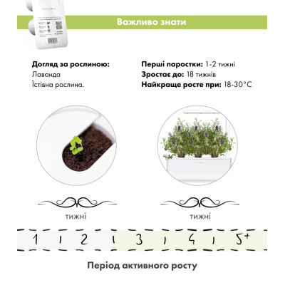 Картридж для розумної фермы Click&Grow, Лаванда