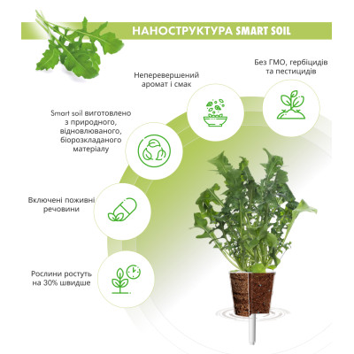 Картридж для розумної фермы Click&Grow, Рукола Картридж для розумної фермы Click&Grow, Рукола