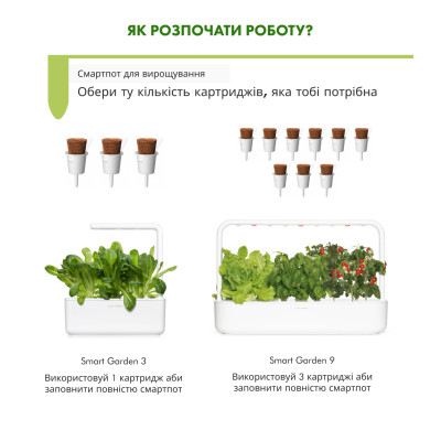 Картридж для розумної фермы Click&Grow, Салат Ромен Картридж для розумної фермы Click&Grow, Салат Ромен