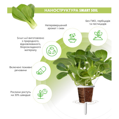 Картридж для розумної фермы Click&Grow, Пак Чой Картридж для розумної фермы Click&Grow, Пак Чой