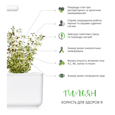 Картридж для розумної фермы Click&Grow, Чебрець