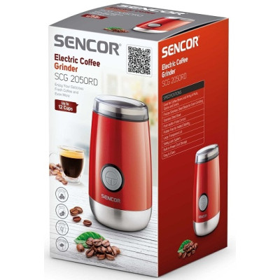 Кофемолка Sencor SCG 2050RD