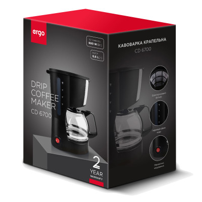 Кофеварка капельная ERGO СD 6700
