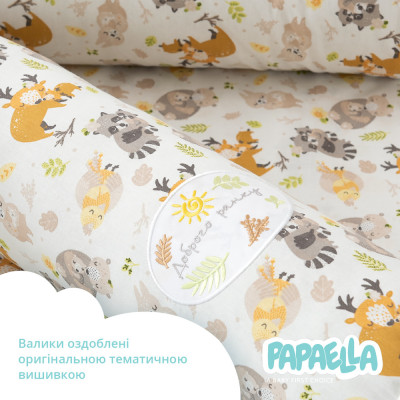 Бортик захисний мультифункціональний в ліжечко ТM PAPAELLA 60х15 см, 120х15 см обіймашки ( 8-34533*005 ) Бортик захисний мультифункціональний в ліжечко ТM PAPAELLA 60х15 см, 120х15 см обіймашки ( 8-34533*005 )