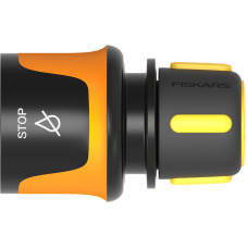 Конектор для шланга Fiskars 9мм (3/8") з аквастопом (1027078)
